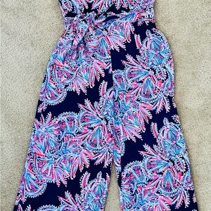 Lilly Pulitzer Pink and Blue Patterned Garment